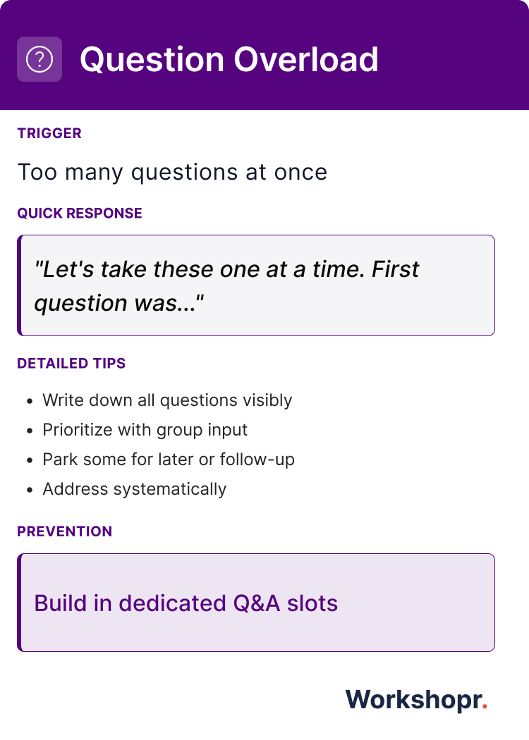 Question Overload - Back